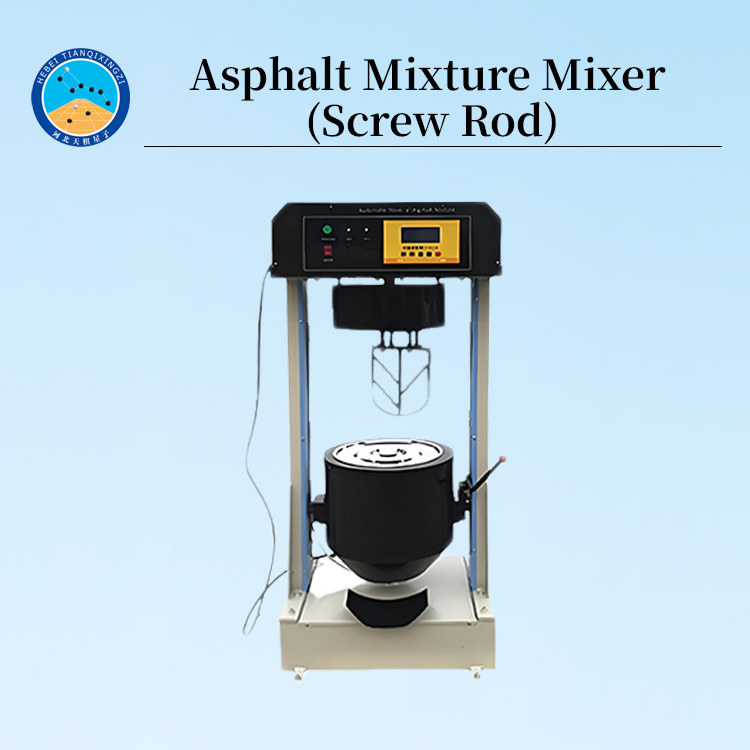 Small Laboratory Asphalt Mixers Double Column Horizontal Bitumen Mixer
