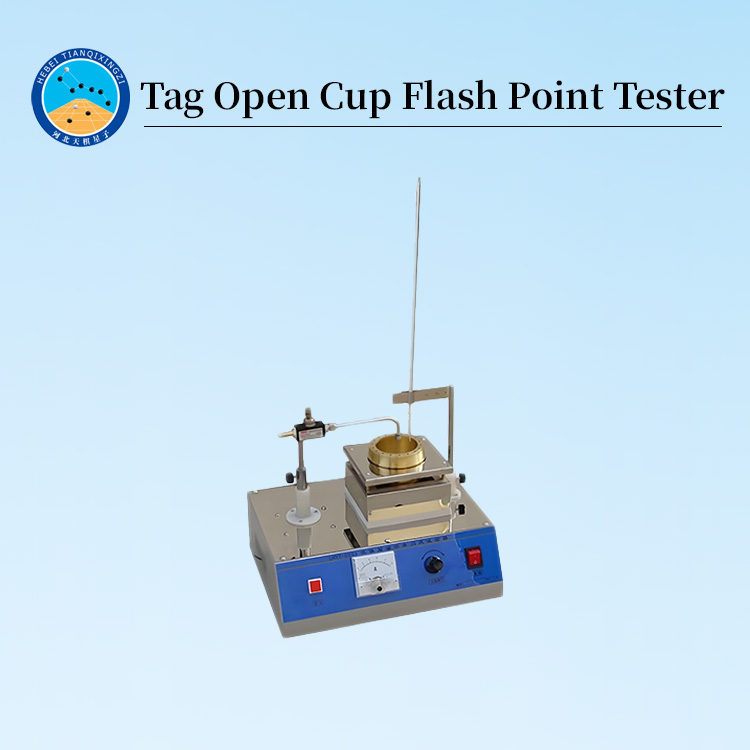 Tag Open Cup Flash Point Tester Asphalt Testing ASTM D1310 D3143