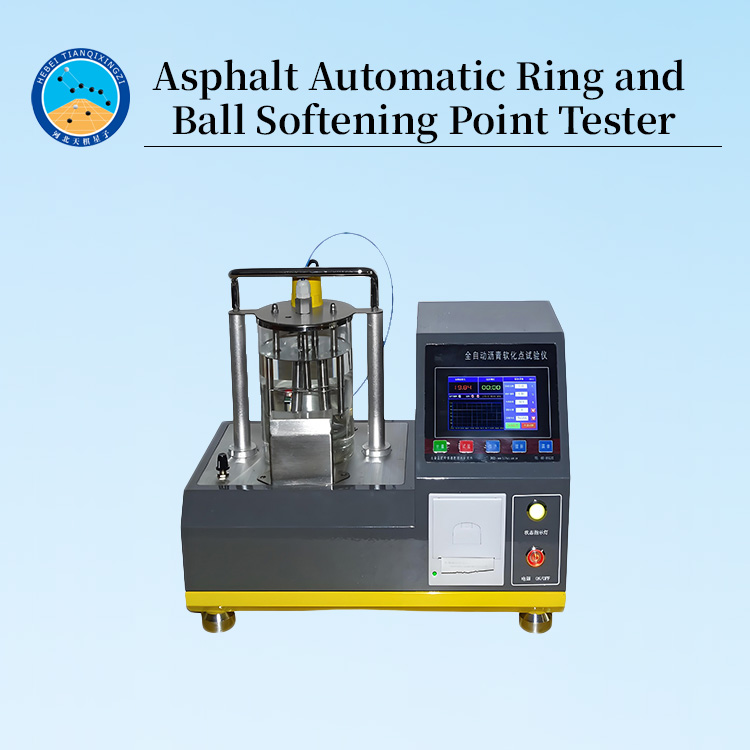 Automatic Ring & Ball Asphalt/Bitumen Softening Point Tester