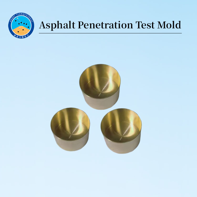Brass Asphalt Penetration Test Mold for Laboratory Use