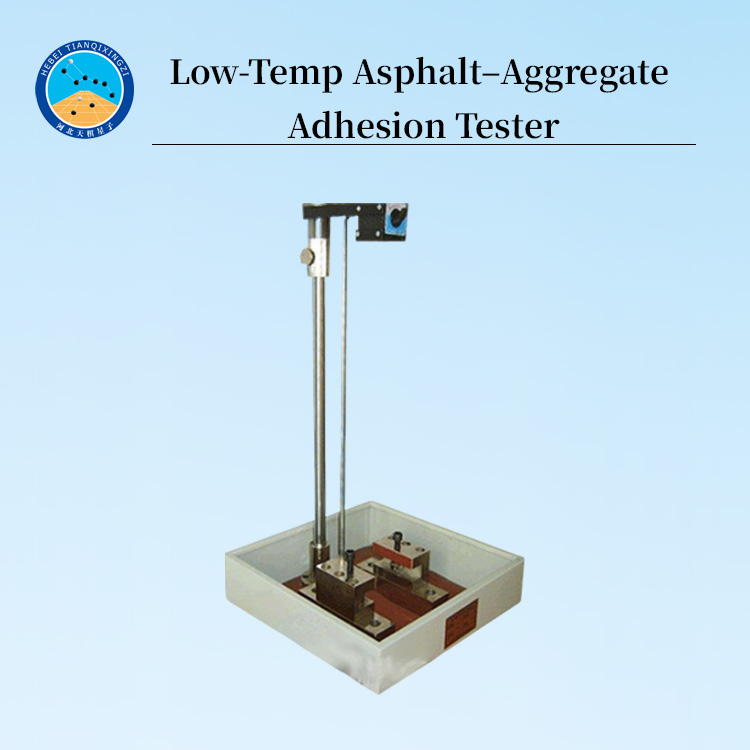 Low-Temperature Adhesion Tester for Asphalt and Aggregate