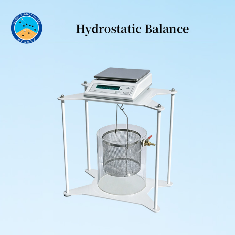 High Precision Hydrostatic Balance for Density Testing