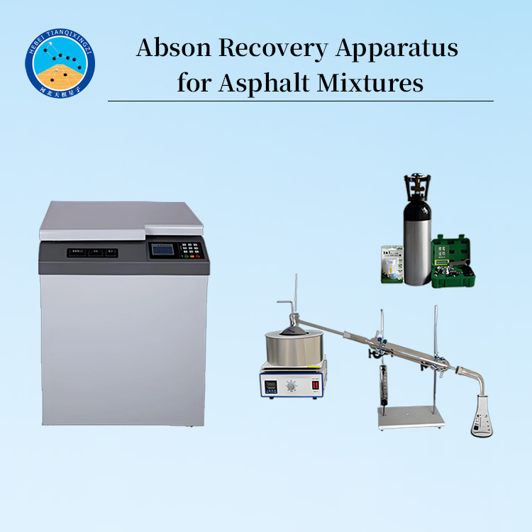 Abson Recovery Apparatus for Asphalt Mixtures