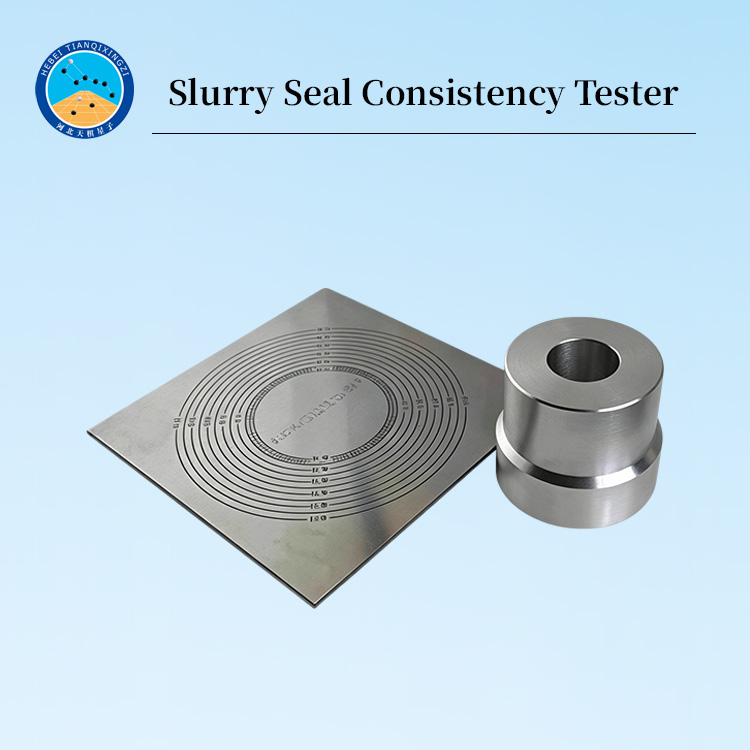 Emulsified Asphalt Slurry Seal Mixture Consistency Tester