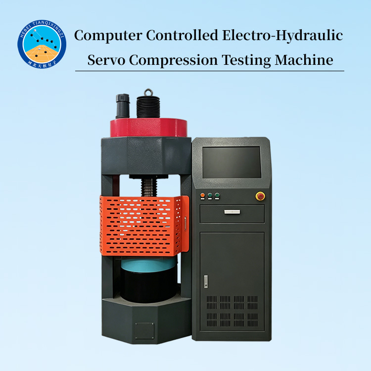 Computer Controlled Electro-Hydraulic Servo Compression Testing Machine